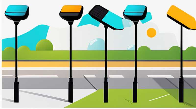 How many volts are the roadside solar street lights