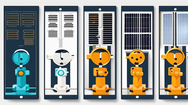 How to install valves in solar energy