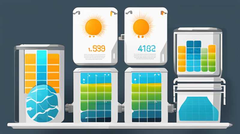 How many liters of solar energy is usually