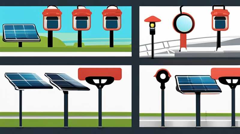 How to change the light strip on a solar street light pole