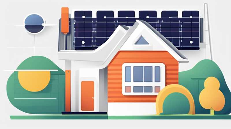 How to convert solar panels to home use