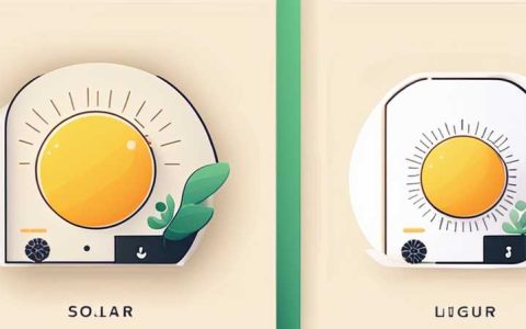 What kind of solar lights are on?