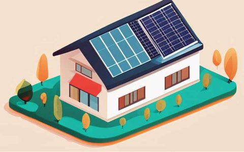 Why does the resettlement house have solar energy?