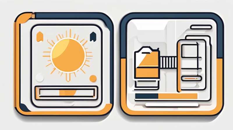 How to connect solar power to battery