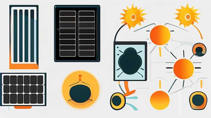 How to connect solar cell lights