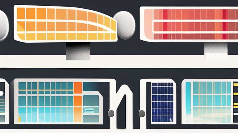 How to connect colored lights to solar street lights