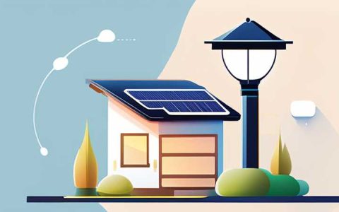 Where to put the solar street light battery