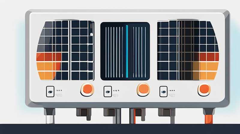 How many V does the solar inverter have?