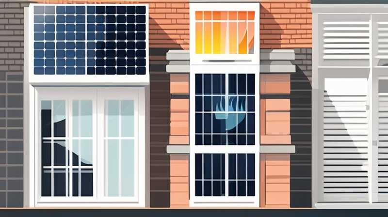 How much does it cost to use solar energy outside the window