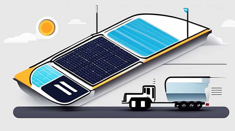 How to install truck solar charging panels