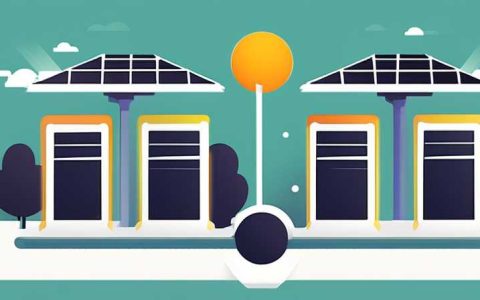 What controls solar street lights?