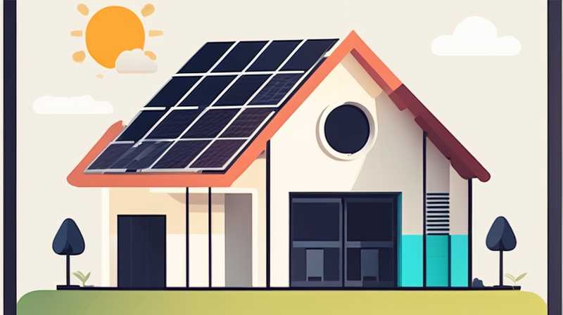 How to use solar panels to build a house