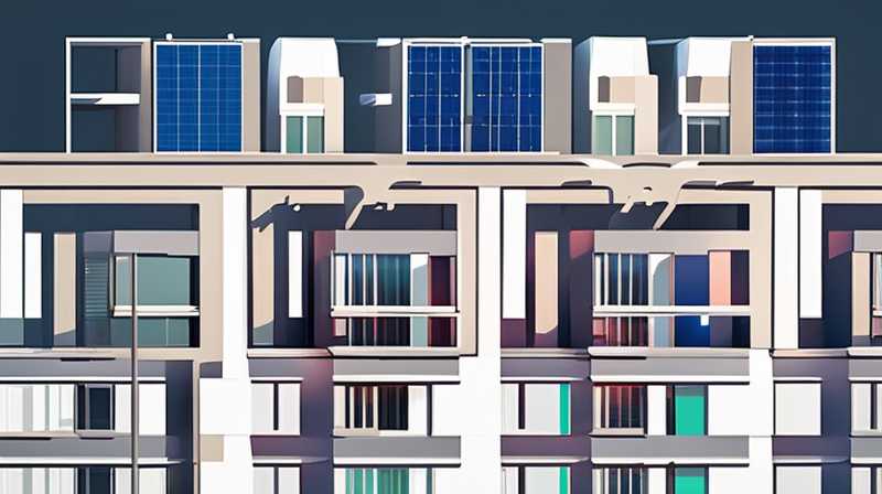 What are the specifications of solar panels for high-rise buildings?