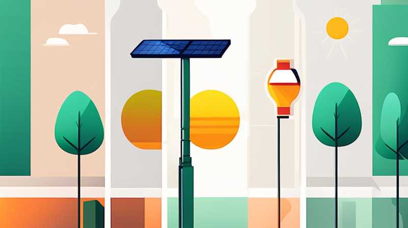 How much does a solar street light with a light pole cost