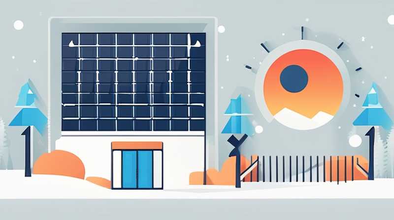 How many degrees can solar energy provide in winter