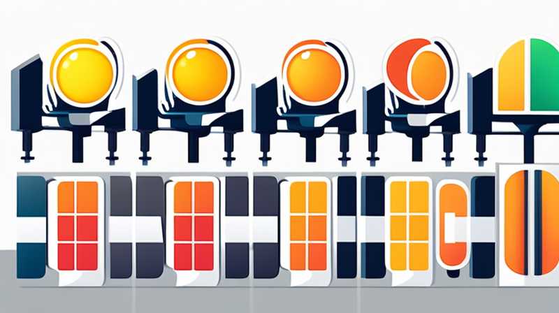 How many watts do solar panel lights usually use?