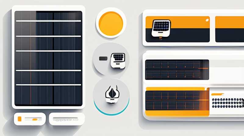 What are the solar power generation components?