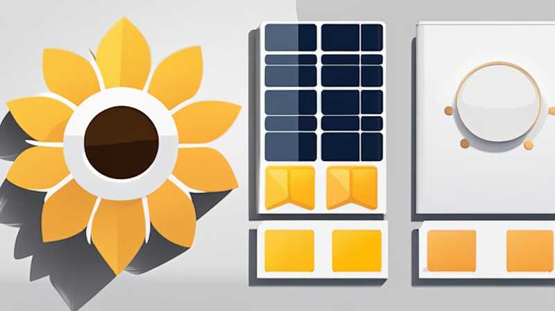 How to disassemble a solar sunflower