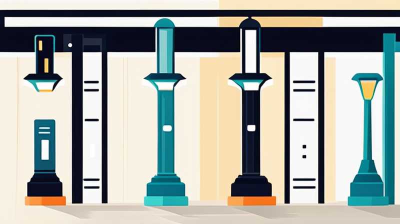 How to switch solar street lights