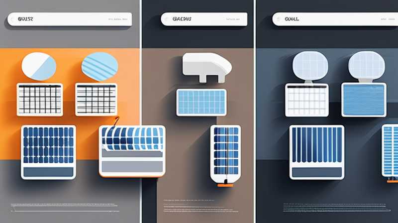 What are the specifications of solar photovoltaic panels?