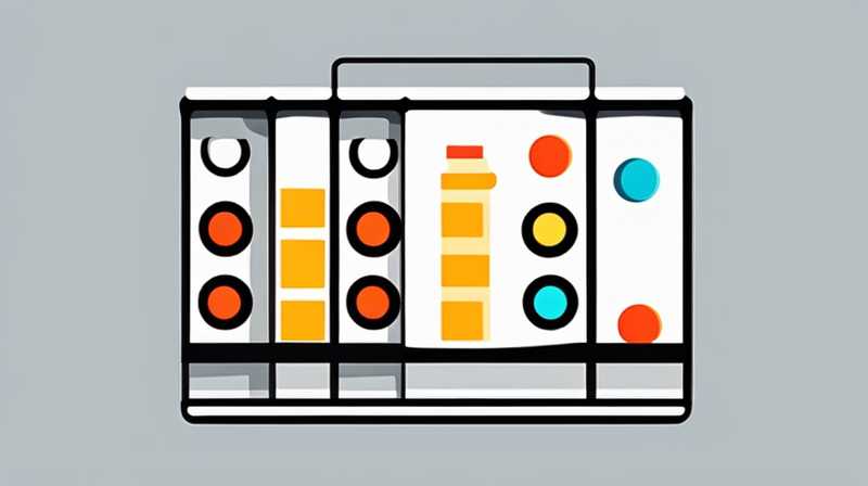 How to connect four batteries with solar energy