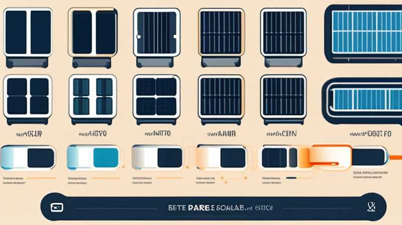 How to match 20v solar panels with batteries