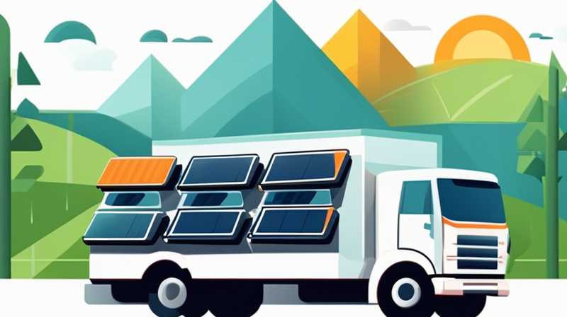 How to install solar energy on the roof of a truck