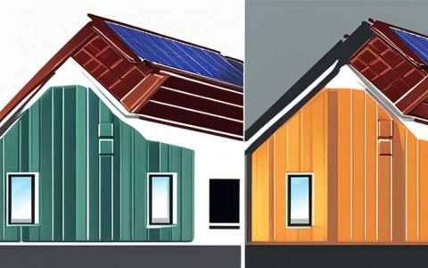 How to install color steel tile solar energy