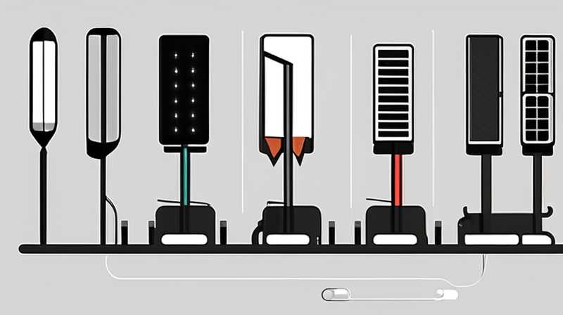 How to disassemble outdoor solar lamp pole