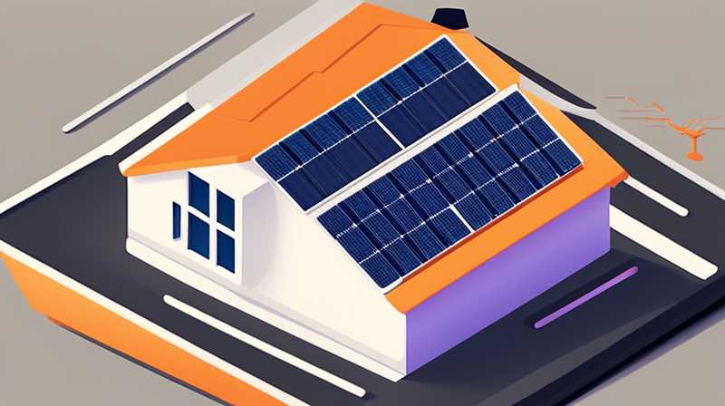 What is the appropriate spacing for solar panels on the roof?