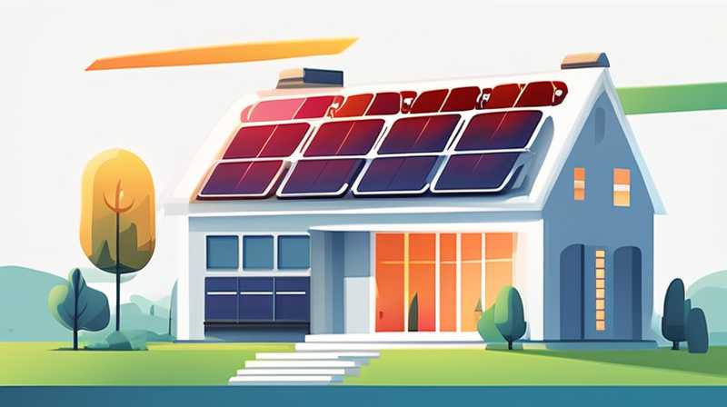 How many watts does a home need for solar power generation?