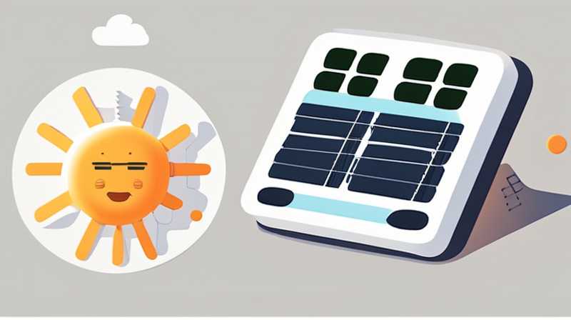 How to connect the solar panel of the calculator