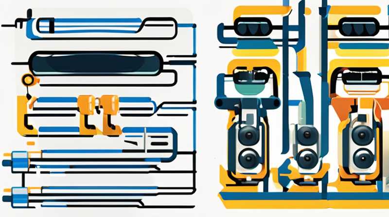 How to install the solar solenoid valve line