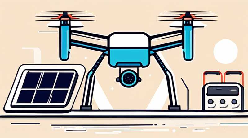 How to connect the drone to the solar panel