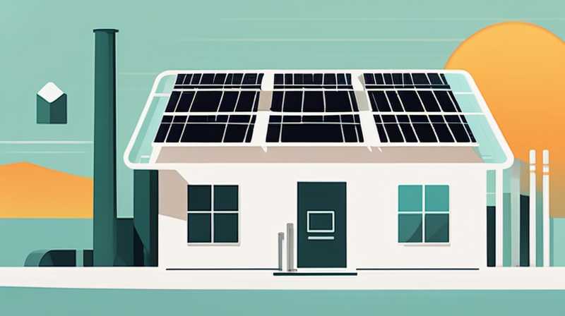 How does solar energy pass through a tube?