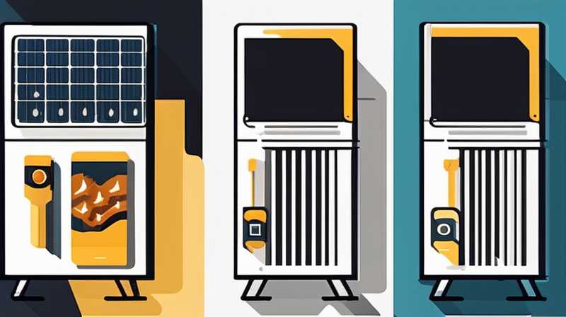 How to remove high-rise external solar panels