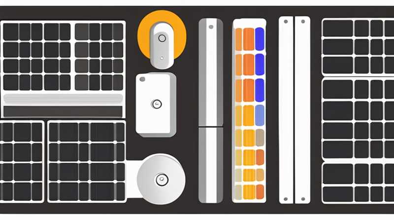 How many flat solar panels are connected in series