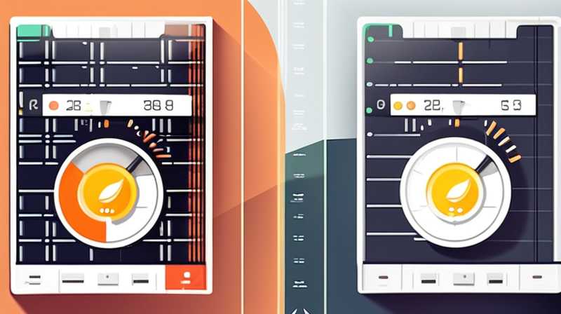 How to set solar energy temperature control