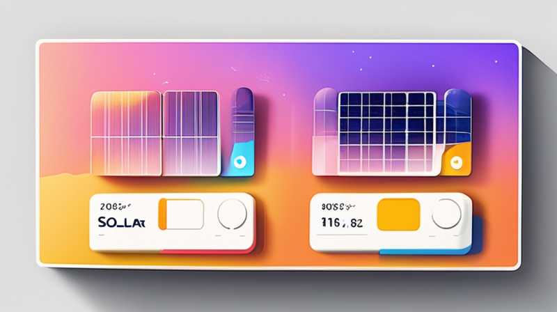 How much does solar power cost per square meter?