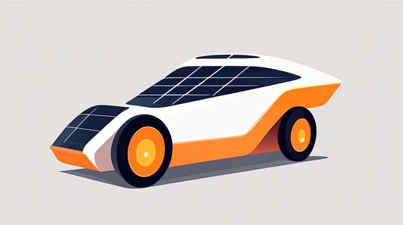 What can drive the solar panel car?