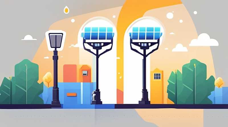 What kind of invoice should be issued for solar street lights?