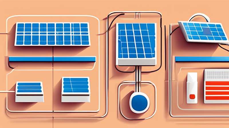 How to connect solar light wires with electricity