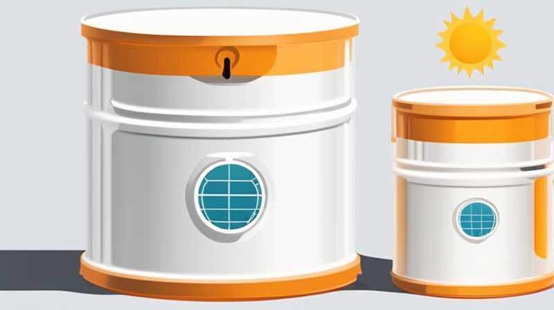 What are the uses of solar waste barrels