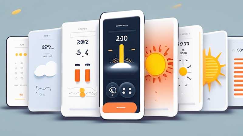 What is the temperature of the sun in one day?