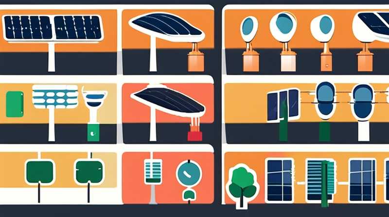 How many meters can solar street lights illuminate?