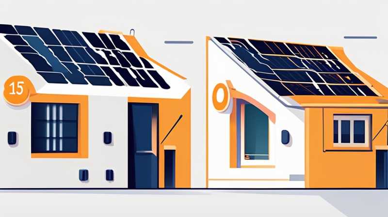 How much electricity does 15 watt solar generate?