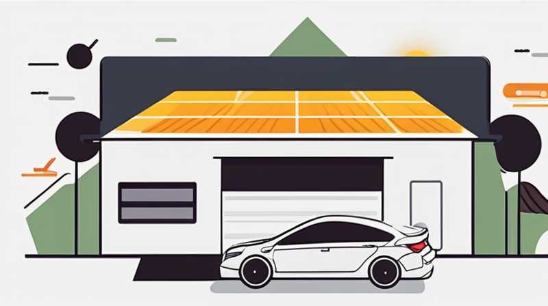 How to install the motor connected to solar energy