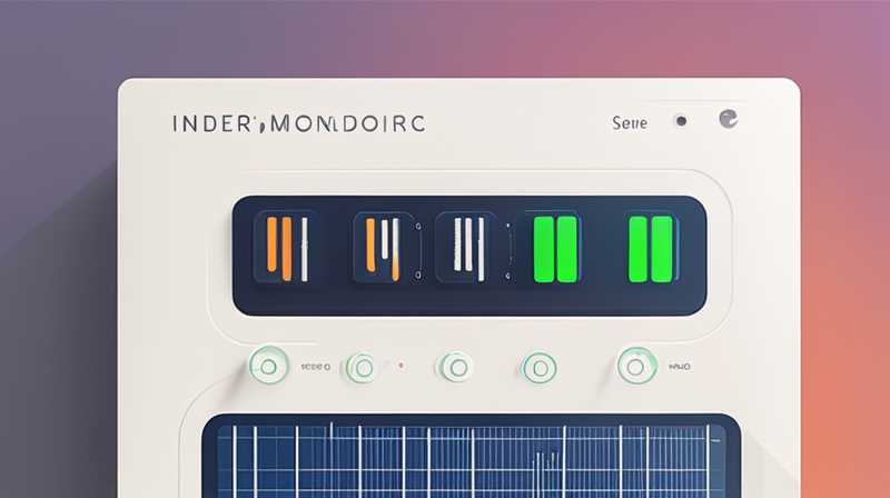 What is the power source for solar monitoring?