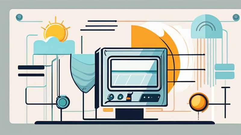 What wires are used for solar monitors?