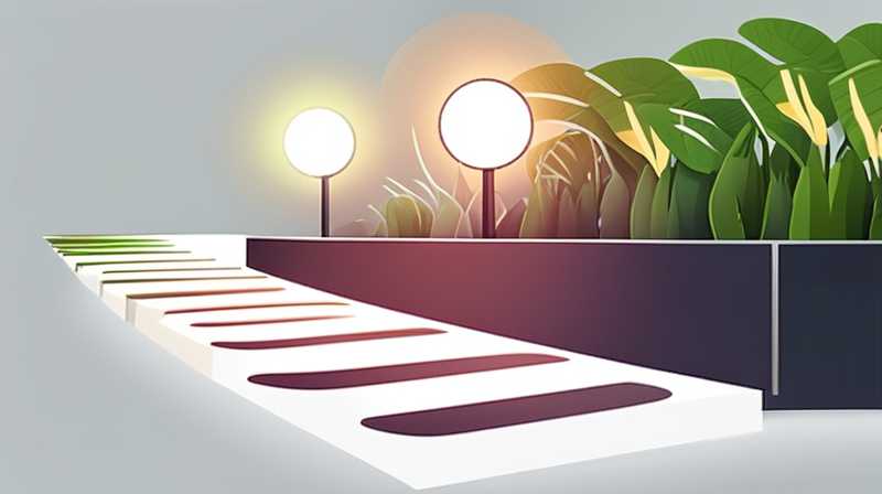 How to light up the solar garden light